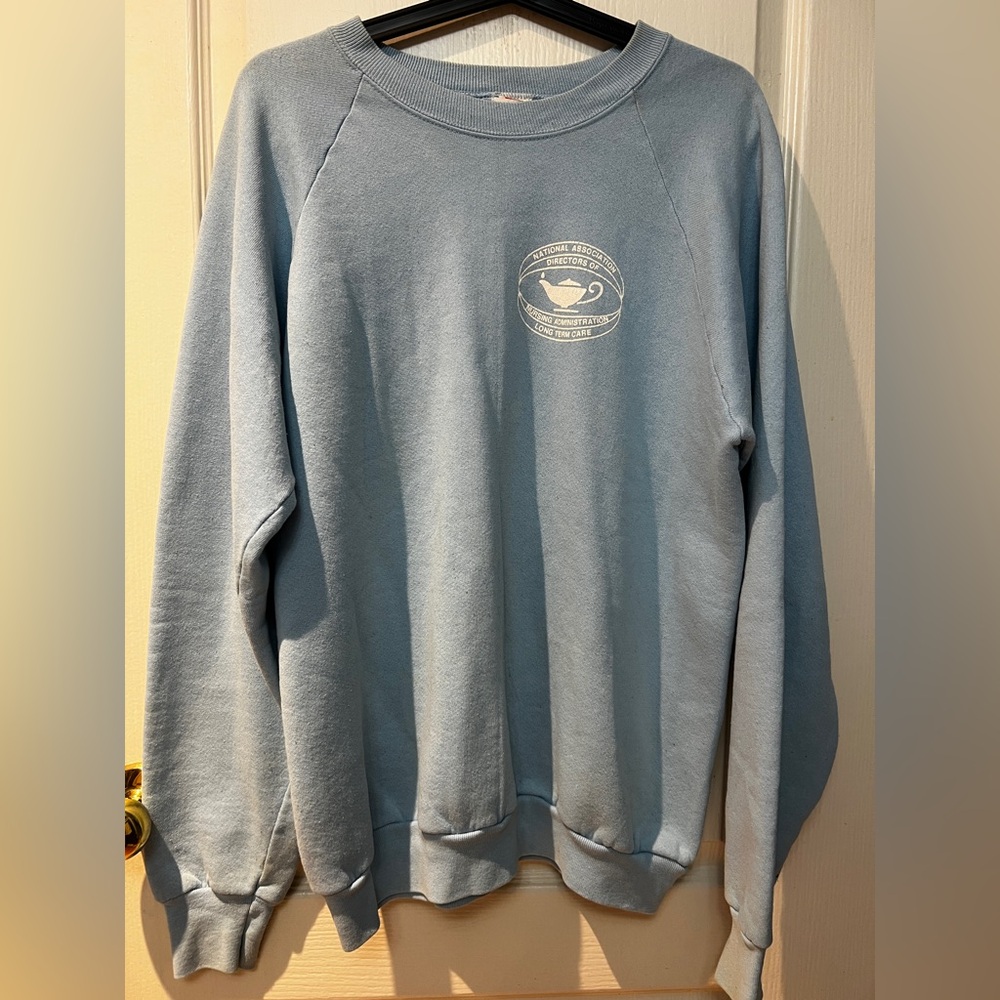 Fruit of the Loom Light Blue Crewneck Sweater